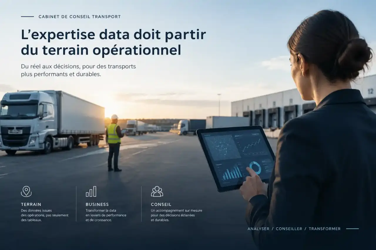 Cabinet de conseil transport : l’expertise data doit partir du terrain opérationnel