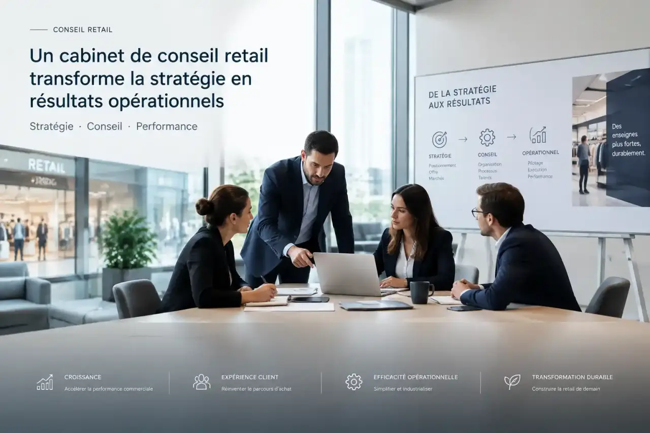 Un cabinet de conseil retail transforme la stratégie en résultats opérationnels
